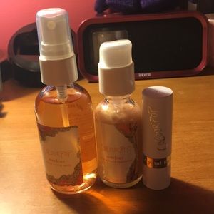 Crystal beauty products inspired by amber